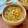 野菜たっぷり♩味噌ラーメン風スープ