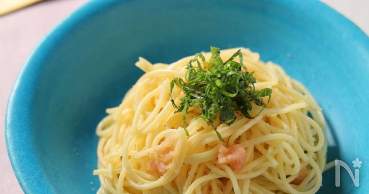 混ぜるだけ！明太子スパゲッティ すぐできるのに美味しすぎ♪