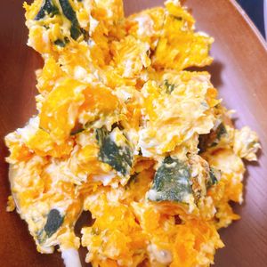 煌蓮mamの作ってみた!投稿(虜になる事間違いなし!!【かぼちゃ好きのかぼちゃサラダ】)