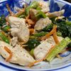 1465412料理経験3年生の作ってみた!投稿(【小松菜と蒸し鶏の棒棒鶏風】味付け簡単!レンジ調理)
