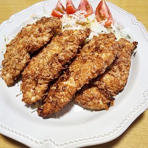 ナムディの作ってみた!投稿(まるでお店！パサつかず柔らか「ささみのザクザクチキン」)
