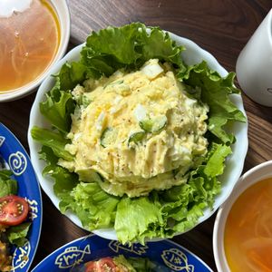 ぽんえりの作ってみた!投稿(濃厚クリーミー♡半熟卵のマスタードポテトサラダ)