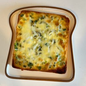 みわの作ってみた!投稿(栄養満点！しらすとネギの満足トースト！朝ごはんに！)
