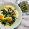 コスモスの作ってみた!投稿(ほうれん草と卵の 旨ダレ胡麻マヨサラダ)