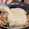 フライパンひとつで簡単！濃厚✨【きのこクリームリゾット】の工程4