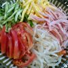 ゆみの作ってみた!投稿(【焼きそば麺で作れる！】タレも手づくりピリ辛冷麺)