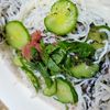 ヴェルの作ってみた!投稿(さっぱり絶品★ゆかりそうめん★きゅうりとしらすの梅肉和え)