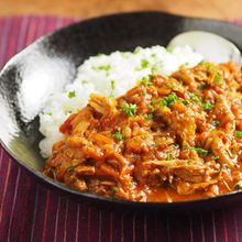 ルウから作るチキンカレー