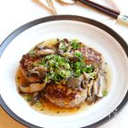 きのこあんかけハンバーグ