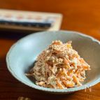 【にんじんの白和え】にんじんだけでおもてなしの一皿に♪