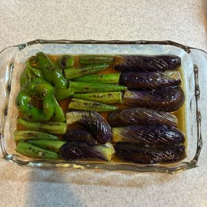 1122032の作ってみた!投稿(【彩り野菜のごまつゆお浸し】食卓華やぐ♡)