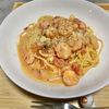 chikuwaの作ってみた!投稿(簡単お店クオリティ♡『海老とベーコンのトマトクリームパスタ』)