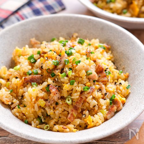 【ねぎ塩豚バラ炒飯】簡単美味しい!パラッと仕上がる♪