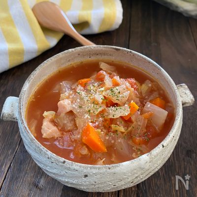 白菜たっぷりミネストローネ