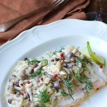 秋に食べたい魚料理！【秋鮭としめじのクリームソテー】