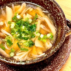 michuの作ってみた!投稿(きのこと麹の旨みたっぷりスープ)