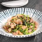【ビールが進む！】コスパ抜群♪豚こま豆苗うま塩炒め