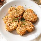 揚げない！とろとろチーズのヘルシーライスコロッケ♡