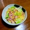 とよやんの作ってみた!投稿(【パスタの別茹で不要◎】ベーコンとキャベツのバターペペロン)