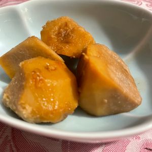 道子おばあちゃんの作ってみた!投稿(冷めてもおいしい里芋の煮っころがし（常備菜）)