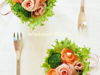 グラスdeブーケサラダ By 北島真澄 レシピサイト Nadia ナディア プロの料理家のおいしいレシピ