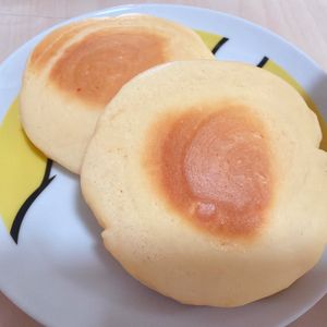 にっこりレストランの作ってみた!投稿(まるで絵本みたい♡ふかふか米粉パンケーキ)