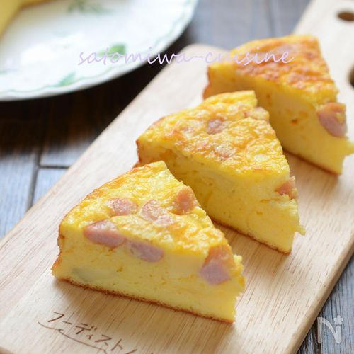 【じゃが芋とウインナーのスペインオムレツ】お弁当にも!