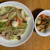 Tomoの作ってみた!投稿(豚肉と秋野菜たっぷりの八宝菜&中華丼)