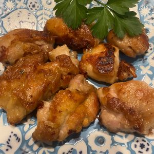 りかの作ってみた!投稿(【ガリマヨチキン】もんで焼くだけで驚きのやわらかさ♪)