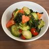 さらの作ってみた!投稿(トマトときゅうりとわかめの中華サラダ【#切って和えるだけ】)