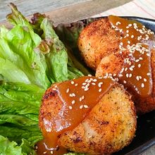 【大豆コロッケ】ジャガイモ不要！味噌だれでご飯が進む
