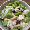 楽ラク手抜キッチン🐶🐾の作ってみた!投稿(調味料ひとつ♪塩麹で炊くそら豆ごはん)
