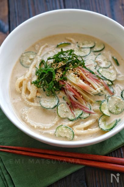 ＊冷やしすり流し豆腐うどん＊