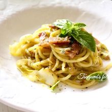 イタリア発!柔らかキャベツとベーコンのパスタジェノベーゼ