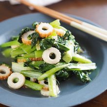 茹でない。小松菜の炒めナムル【作り置き】