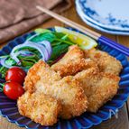 【むね肉のうま塩チキンカツ】子供爆食い/節約/絶品レシピ