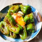 めんゆつで！まるごとピーマンのピリ辛炒め