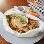 電子レンジで！秋鮭のハニーマスタード包み焼き
