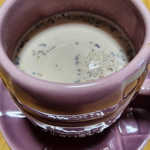 ナムディの作ってみた!投稿(ほうじ茶きなこラテ)