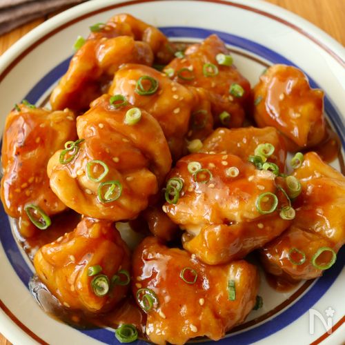 ワンパン10分!【鶏肉の甘酢胡麻炒め】ご飯すすむ♩