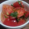 オレンジの作ってみた!投稿(汁まで飲みほす美味しさ♡トマトと大葉のだしマリネ)