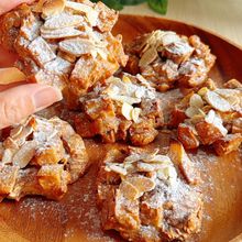 バター砂糖なし！混ぜて焼くだけ！りんごのクッキーパン