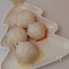 【雪だるまトマトサラダ】可愛いすぎる♡クリスマスに🎅の工程3