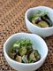 茄子とみょうがの塩もみ