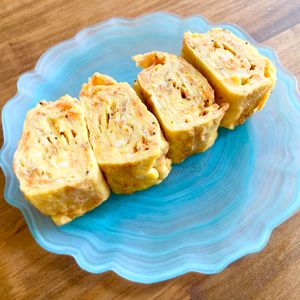 ゆかりの作ってみた!投稿(ふわふわ卵に香ばしさプラス！さくらえび香る絶品【卵焼き】)