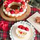簡単！同時に２種作れる！クリスマスリース＆サンタケーキ