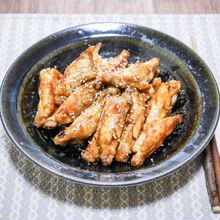 手羽中のとろ〜り甘酢炒め