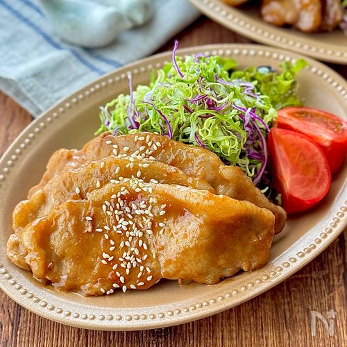コクうましっとり♡豚肉のマヨ生姜焼き