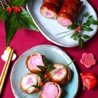 おせちリメイク！なると肉巻き