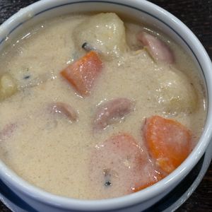 とーるじーじの作ってみた!投稿(『豆乳味噌スープ』たっぷり野菜でほっこり♡)
